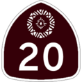 Islana Lunigo route marker