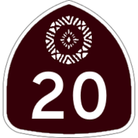 Islana Lunigo route marker